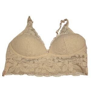 Victoria's Secret Pink white bralette size large